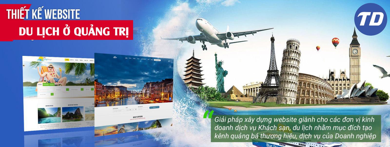 Địa chỉ thiết kế website du lịch ở Quảng Trị chất lượng